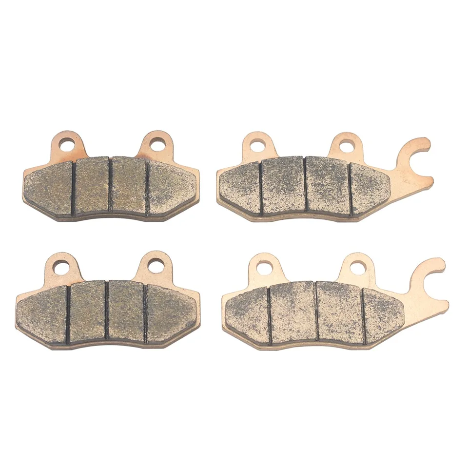 Meďné spekanie predných zadných brzdových doštičiek pre Kawasaki Ninja 125 250 SL Ninja 250R 08-12 Ninja 300 EX300 Ninja 400 Ex 400 2014-2021