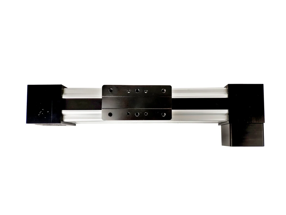 MF60 HTD5M Časový pás Efektívny zdvih 100 mm-600 mm Sprievodca lineárnymi posuvnými modulmi posuvné koľajnicové systémy +86 NEMA 34 Krokový motor