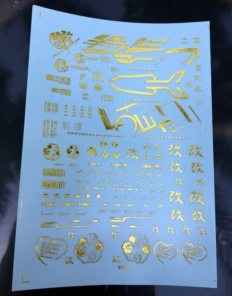 MG 1/100 Scale Astray Red Frame GDM Model Model Kit s vodným sklíčkom Gold Gold 5274b
