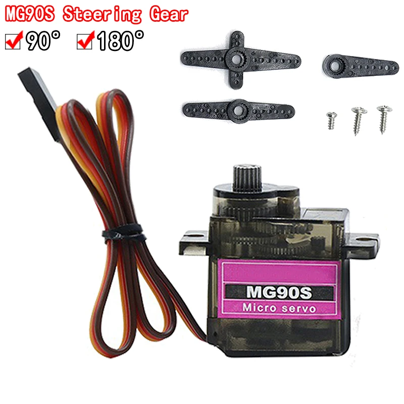 Mg90S Plastové zariadenie Digital 9G servo pre RC vrtuľníka lietadla loď MG90 9G na sklade