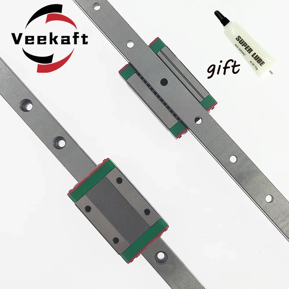 Mgn12 Miniatúrny lineárny koľajový sprievodca Mgr12 L100 200 600 mm Mgn12c blokový vozík alebo Mgn12H úzky vozík Voron 3D tlačiareň CNC