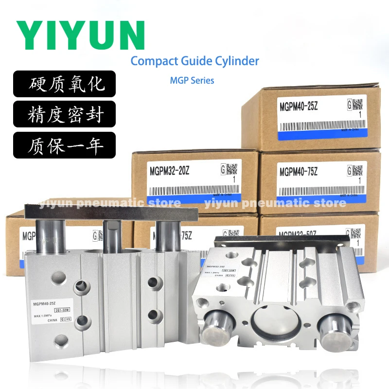 MGPM32-25Z MGPM32-50Z MGPM32-75Z MGPM32-100Z MGPM32-125Z MGPM32-150Z MGPM32-175Z MGPM32-200Z MGP Séria Compact Cylinder Cylinder