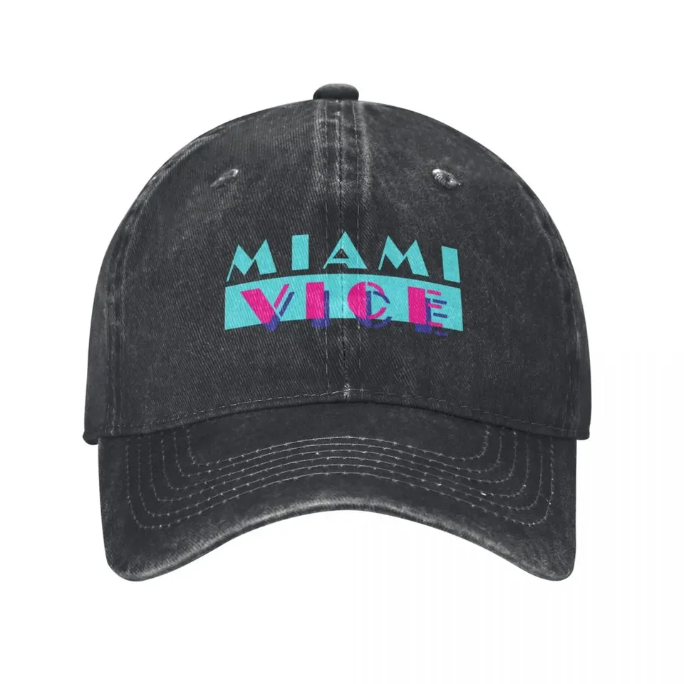Miami Vice Logo Baseball Cap Luxury Cap Beach Bag Brand Mana Cap Ball Hats Man Dámsky