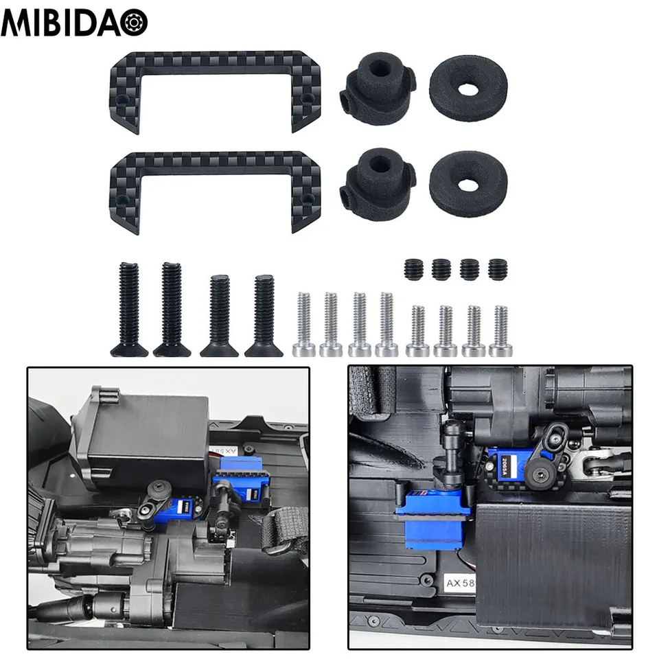 MIBIDAO 3D tlačiarenská súprava na ochranu proti axiálnemu SCX10 III Gladiator Wrangler 1/10 RC