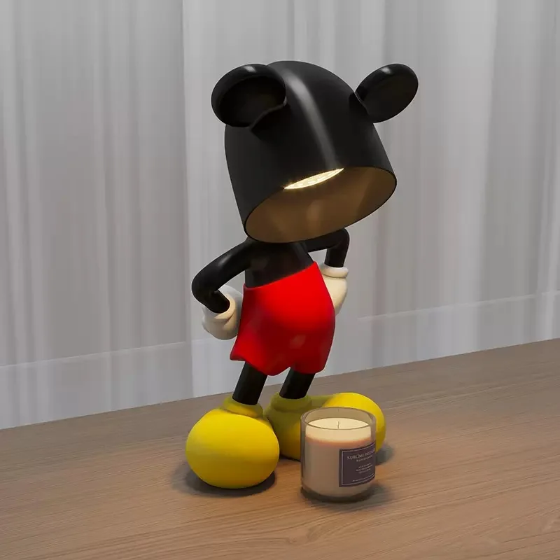 Mickey Aromaterapia tavenina voskovú lampu domáca stolová lampa Fire bez vône tavenina sviečka lampa Detské spálne nočné svetlo