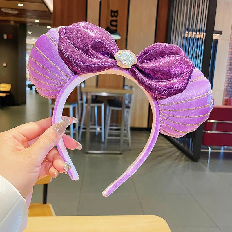 Mickey Hair Hoops, ženská vysoká hlava, umývanie tváre, roztomilé a vtipné čelenka čelenky, zábavný park, zábavný park