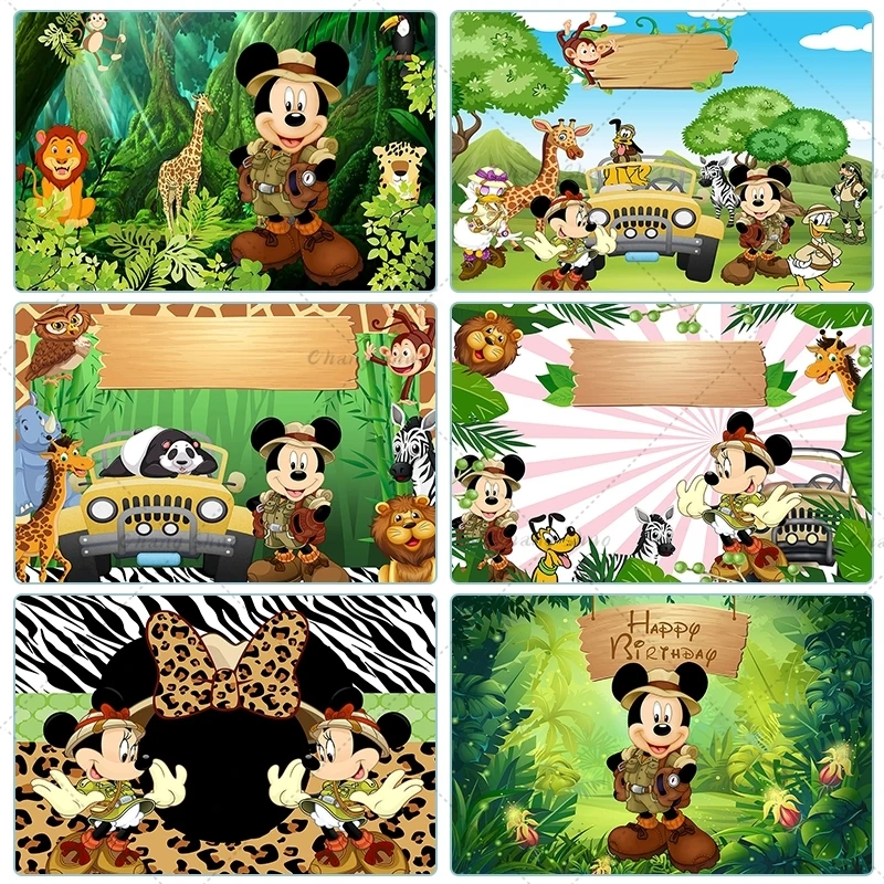 Mickey Mouse Safari Boy Boy Birthday Party