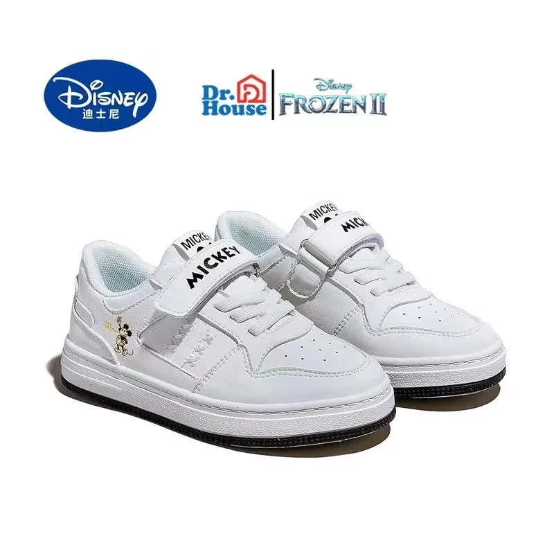 Mickey Mouse skutočné obrázky plus veľkosť všestranná a moderná dizajn Príležitostné topánky 2024 Nový štýl Ženy Canvas Detská doska topánky