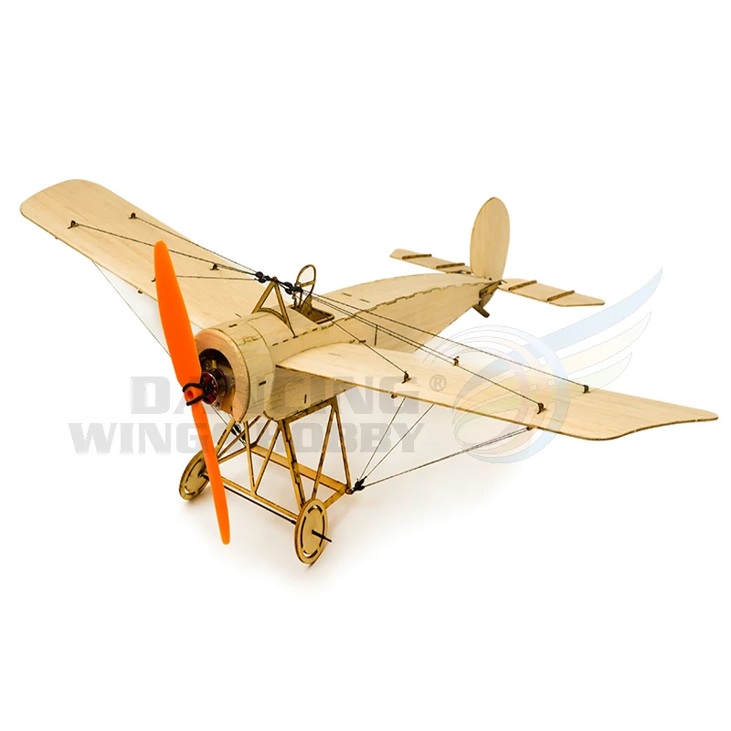 Micro BalsAwood Airplane Súprava Fokker-e Aircraft Model 420 mm krídla Elektrické ovládacie lietadlo pre diaľkové ovládacie lietadlo pre vnútorný park mušk K8