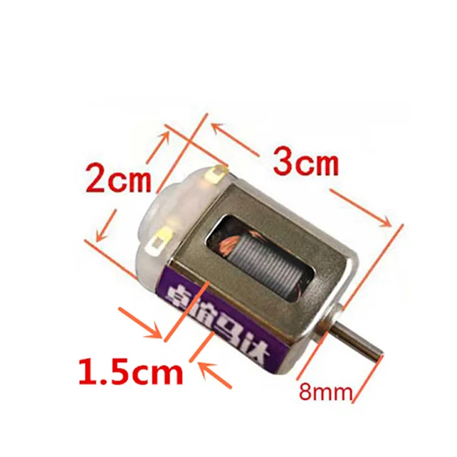 Micro FK-130 Carbon Brush Motor DC 3,7V 6V 7,4 V 8,4 V vysokorýchlostný mini 130 Silný chladiaci otvor pre RC 4WD pretekársky automobil