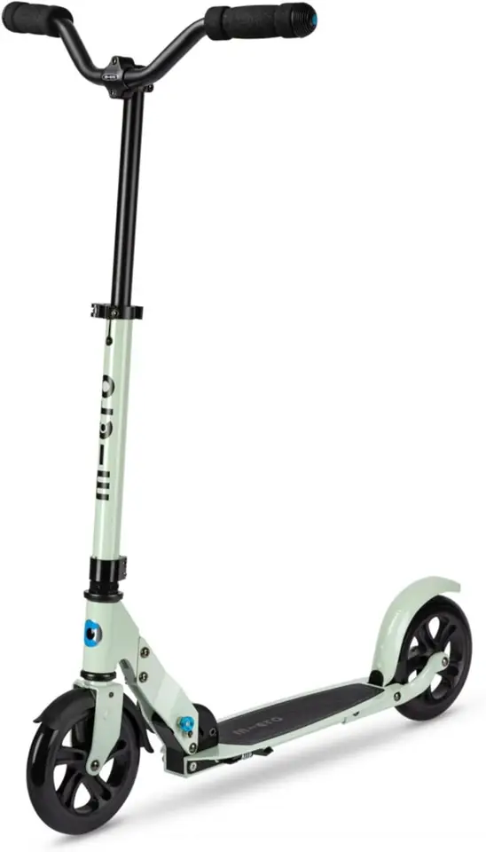Micro Kickboard - rýchlosť Deluxe Skladacie skúter, 180 mm 2 -kolesové, nastaviteľné riadidlá, hladká, tichá jazda, pre dospievajúcich a mladých