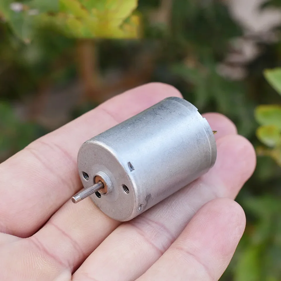 Micro RC370 Motor DC 6V 12V 11000RPM uhlíkový kefový vysokorýchlostný rybný hriadeľ elektrický stroj