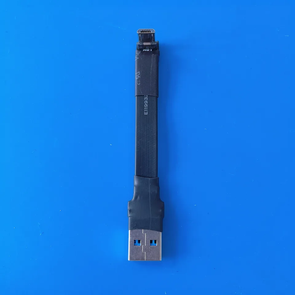 Micro USB 2,0-násobný 90-stupňový adaptér OTG FPV Aerial Photography USB3.0 TYP-A AKO MICRO-B PLATNÉ PREDPLATNÉ REBBLE KÁBLO