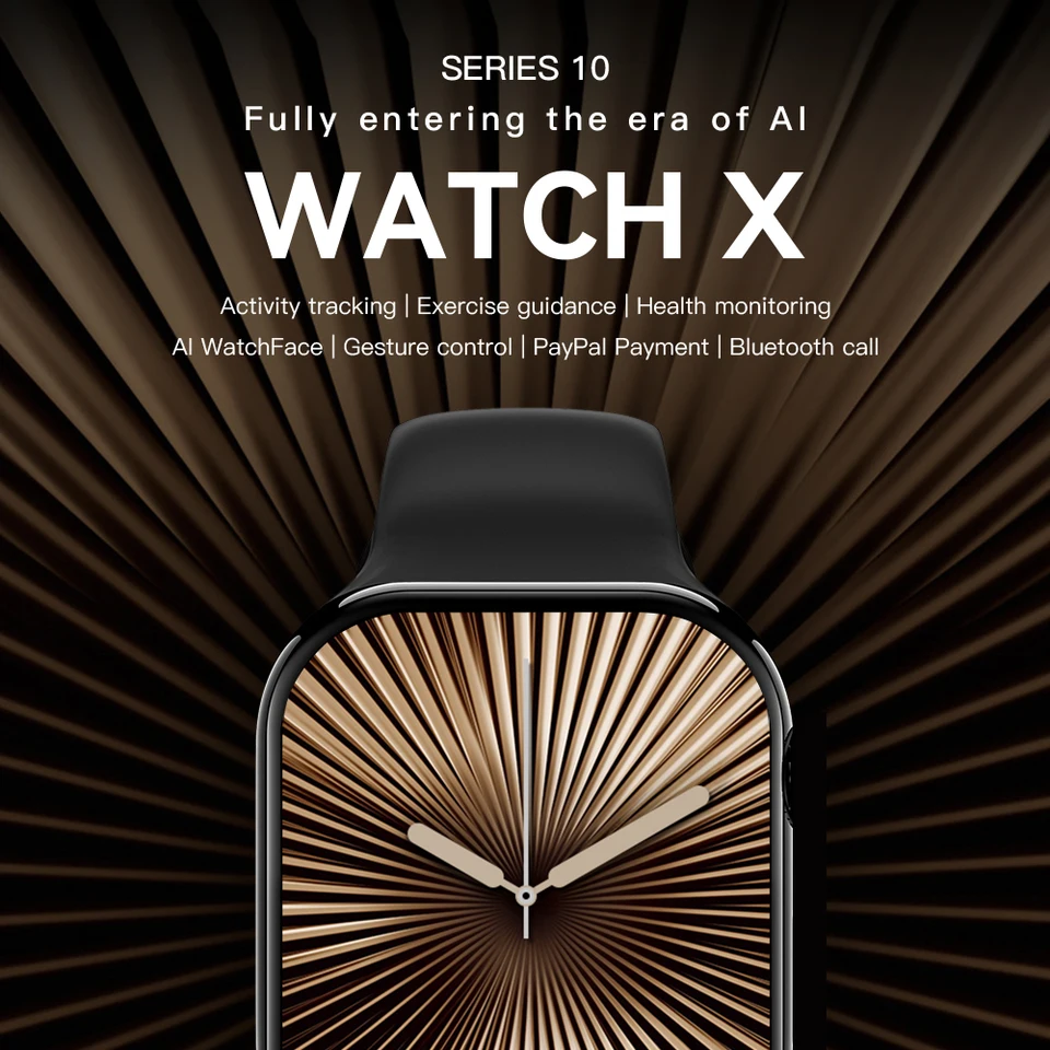 Microwear Watch x 10 Smart Watch Men S10 Series 10 NFC Dynamic Island 48 mm gesto Odpovedať Chatgpt Compass GPS Tracker Smartwatch