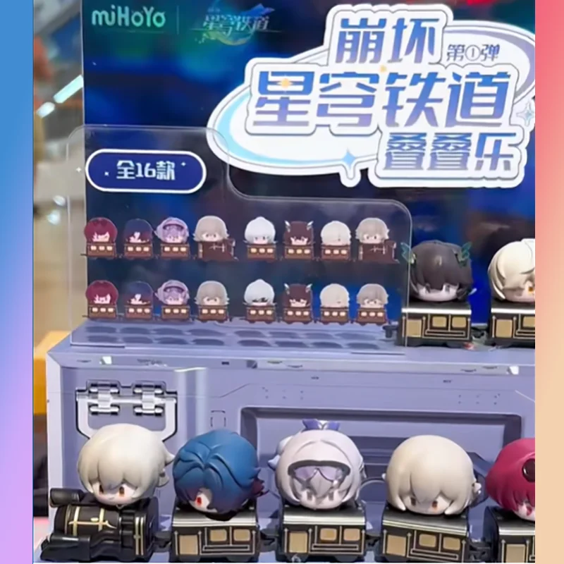 Mihoyo oficiálny originálny originálny Honkai Star Rail stohovateľné figúrky 2. trendy slepá skrinka hračka figurína 7. marca Argenti Acheron Fans Fans Darček