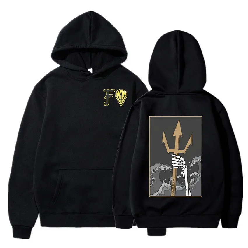 Mikiny Mich Team Forward Pripreds Group Fog Awesome Print Mikiny Muži ženy unisex módne mikina nadmerná mikina