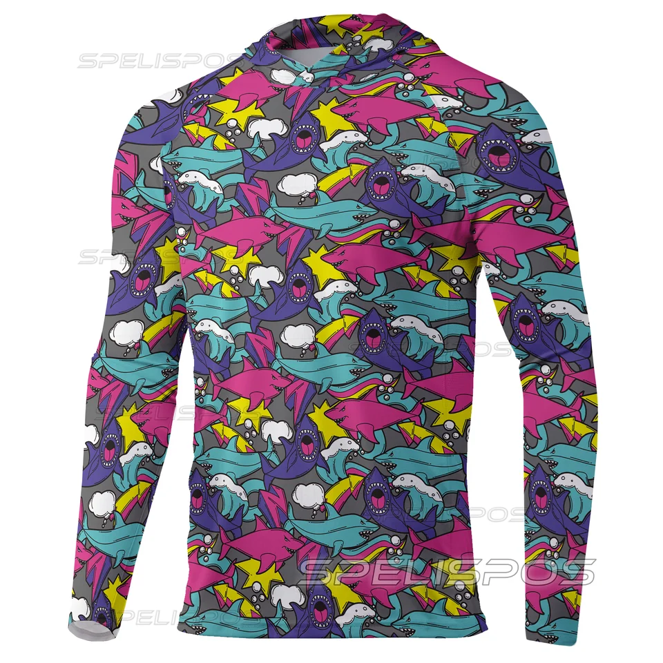 Mikiny rybárska košeľa letné poľovníctvo Gase Riding Tops Noste upf 50+ beh tričko plážové vybavenie Outdoor Sports Surfing Dress Rybár