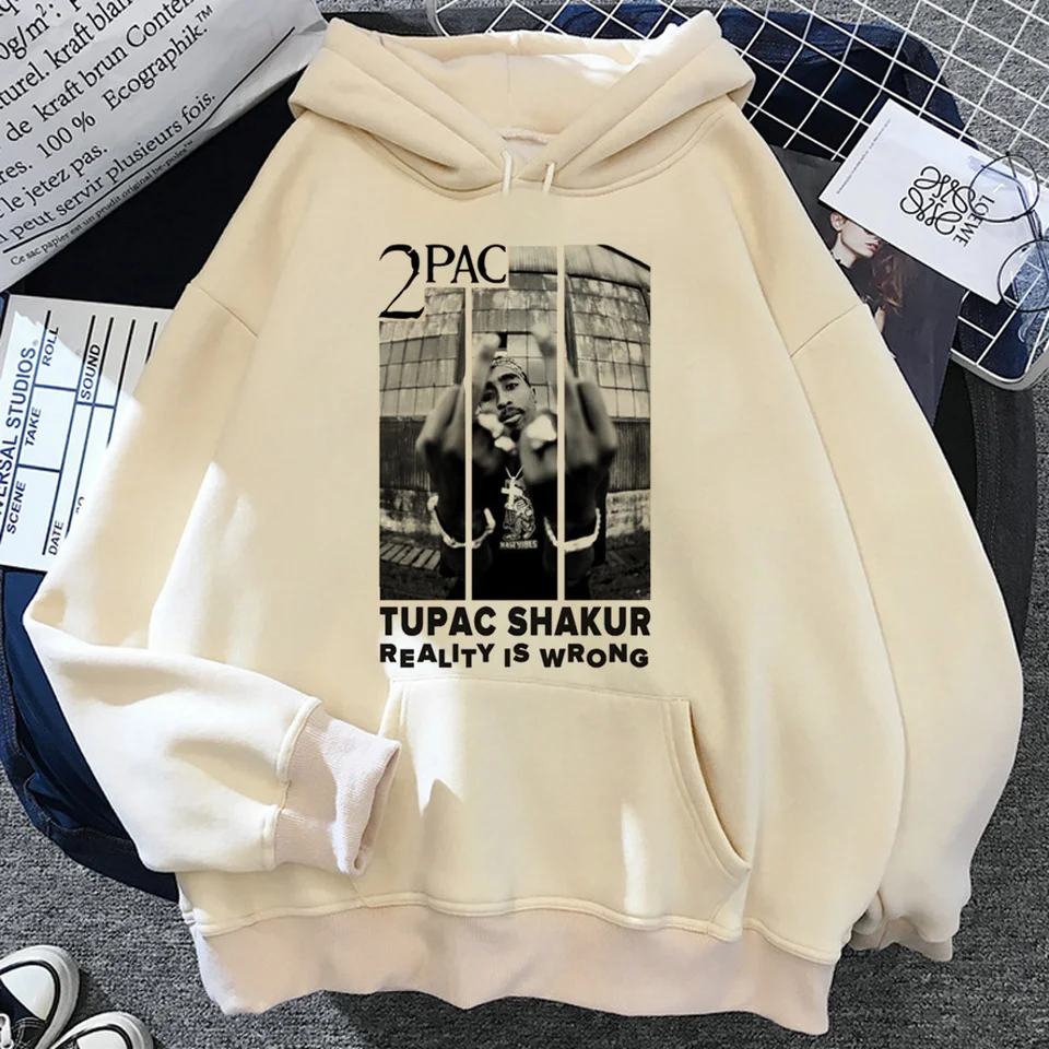Mikiny Tupac para mulheres, top de manga commit, voľná camisa compuz harajuku, pull femininos, Moletons kawaii, Inverno