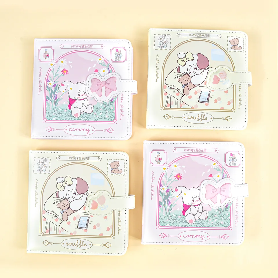 Mikko Magnetic Closure Notebook Vintage Leather Notebook Girl's Handbook Student Notepad