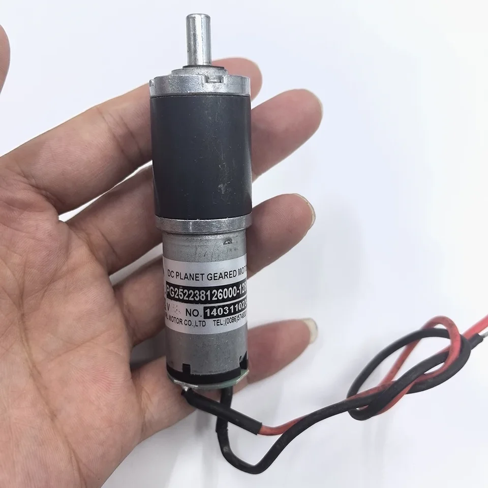 Mikro 25 mm planéta prevodovky prevodovky DC 6V-12V 24RPM-48 orpm