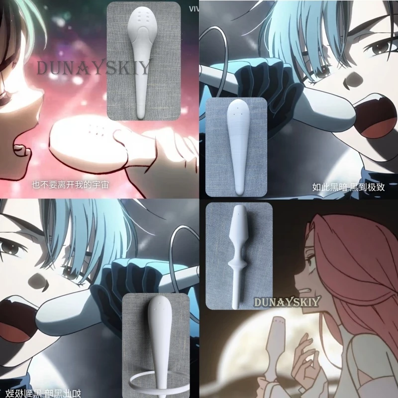 Mikrofónový model Anime Alien Stage Mizi Sua Luka Cosplay prop ženská mužská roleplay Party 26cm vládca môjho srdca vykonáva prop