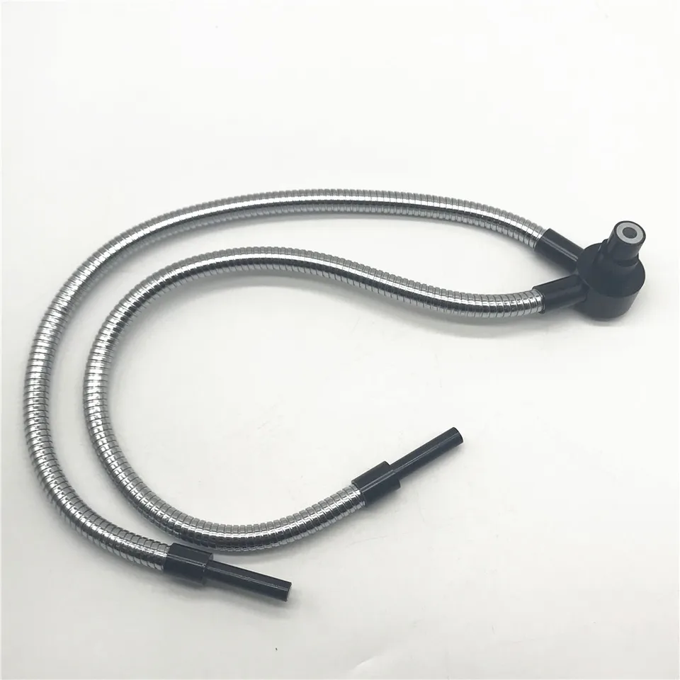 Mikroskop Dual Gooseneck Optics Fiber/Dual Gooseneck Fiber Light Guide Inšpekčné mikroskopy/zdroj studeného svetla