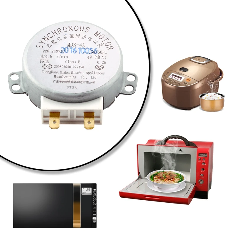 Mikrovlnná rúra Synchrónny motor Motor Motor MDS-4A pre Midea Microwave Pec Motor Accessory 220-240V