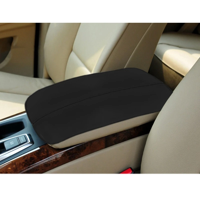 Mikrovlákno -kožená kožená stolová stola podkrupka na lakťové opierky podložky PASE ORKONA PRÍRUČKA PRE BMW X5 E70 2007-2013 / F15 2014 -