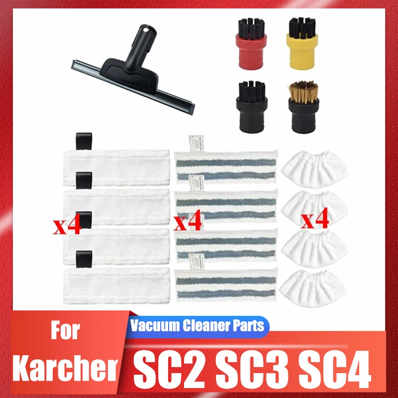 Mikrovláknové parné mopové hlavy mop handrička pre Karcher/pre EasyFix SC2 SC3 SC4 SC4 SC5 ručné vysávačové príslušenstvo