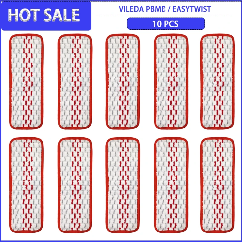 Mikrovláknové podlahové vankúšiky Nahradenie pre Villeda Easytwist mop handry čistenie náhradné náhradné diely doplnky