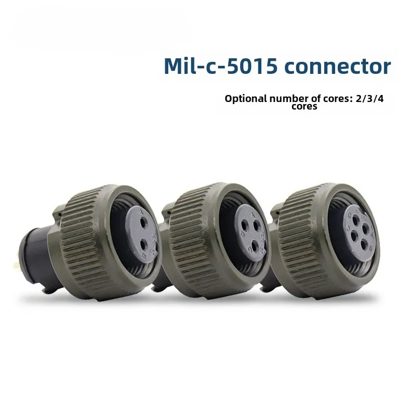 MIL-C-5015 Konektor Aviation Aviation Round Plug Socket Socket Waterproof Connector 3 4-Core Socket Priemysel