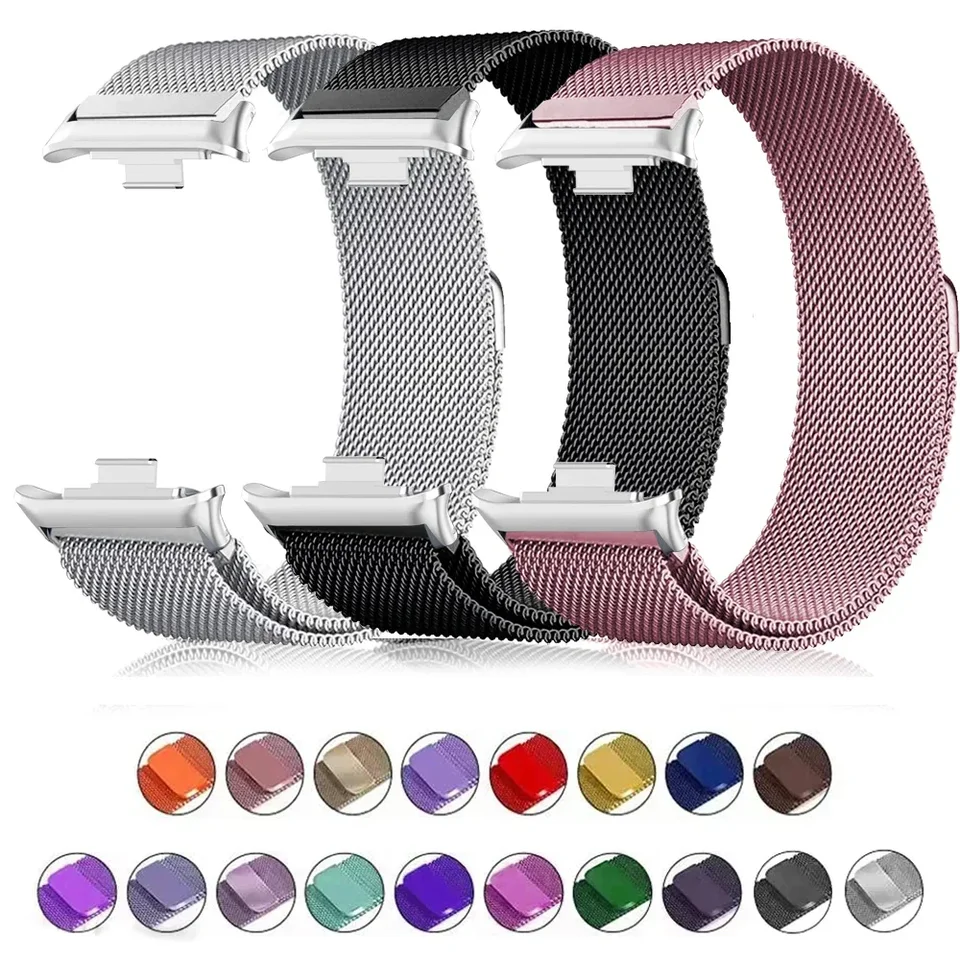 Milanese Loop Band pre Redmi Watch 4 Smartwatch Náramok pre Xiaomi Mi Band 8 Pro Wristband Náhradné kovové remienky