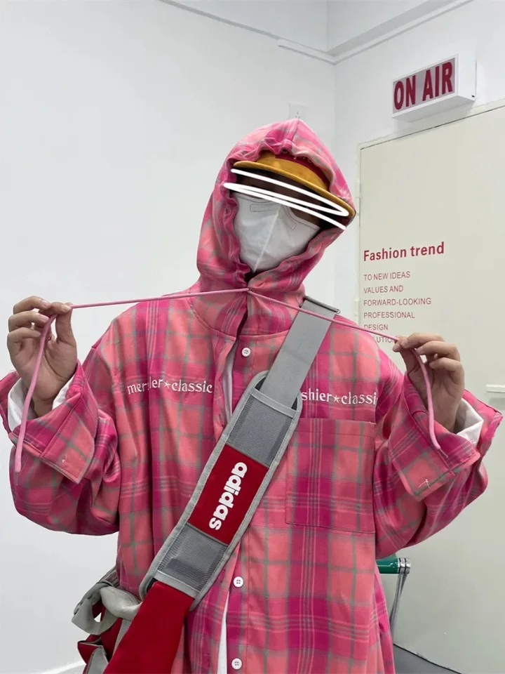 Milenci páry y2k mužské košele s kapucňou vintage streetwear dátum kaviarne kavia