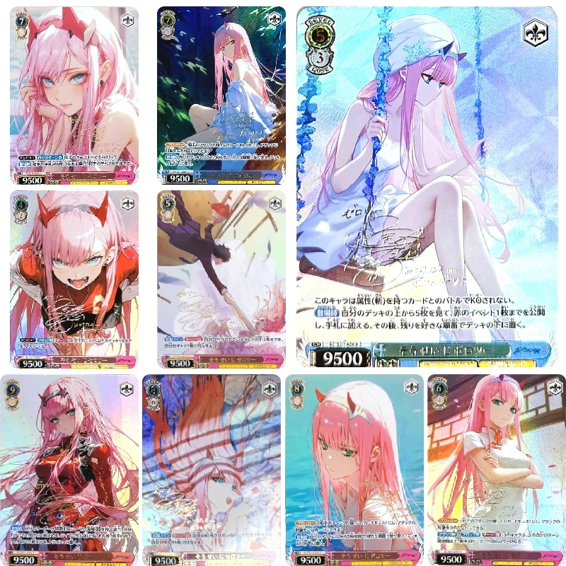 Miláčik vo franxxových anime postavách Hiro Zero Two Ichigo domáce domáce zberné karty vianočné narodeniny darčekové hračky
