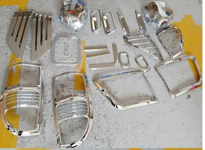 Mimo Chrome doplnok komplexné príslušenstvo s 3M pásmom pre Toyota Prado FJ90 3400 2000