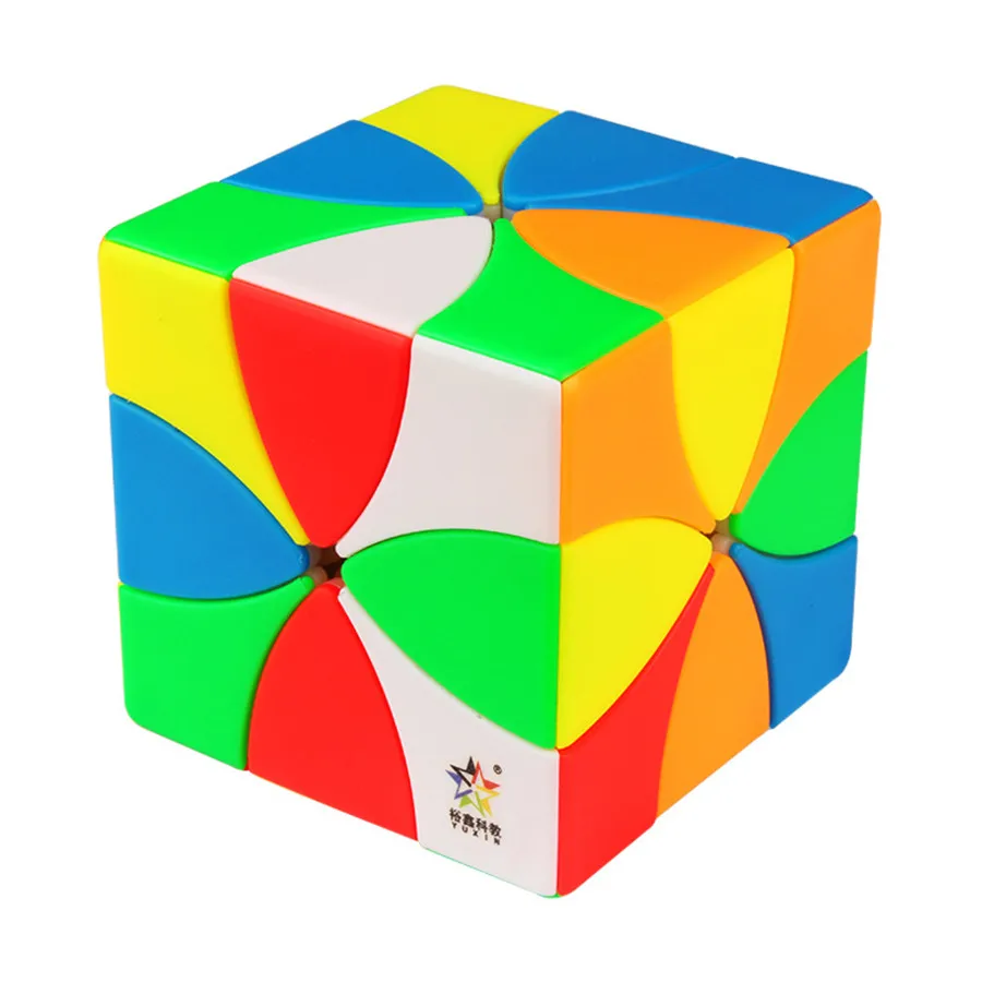 Mimozemská kúzelná kocka osem listových kvetov magnetická farebná kúzelná kocka deti vzdelávacie hračky Magic Cube Puzzl detské darčeky