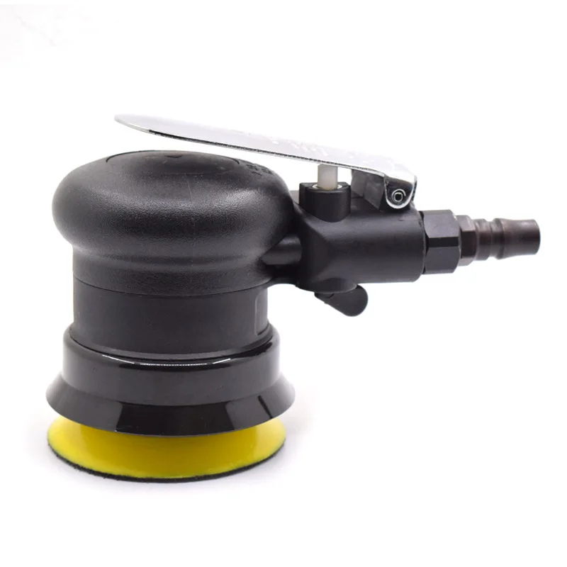 Mini Air Palm Random Orbital Sander Locsher 3-palcový kruh okrúhleho podložky 75 mm pneumatické nástroje WL-20314