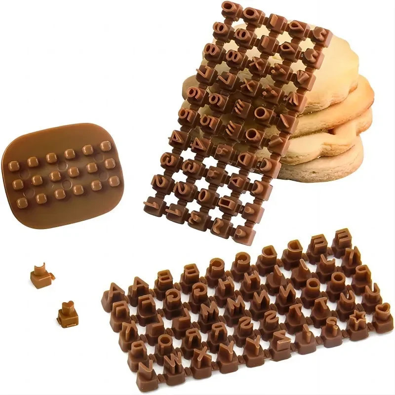 Mini alfanumerické pečiatka sada polymér Clay Mäkká keramika DIY francúzske náušnice Rezanie matričiek na náušnice