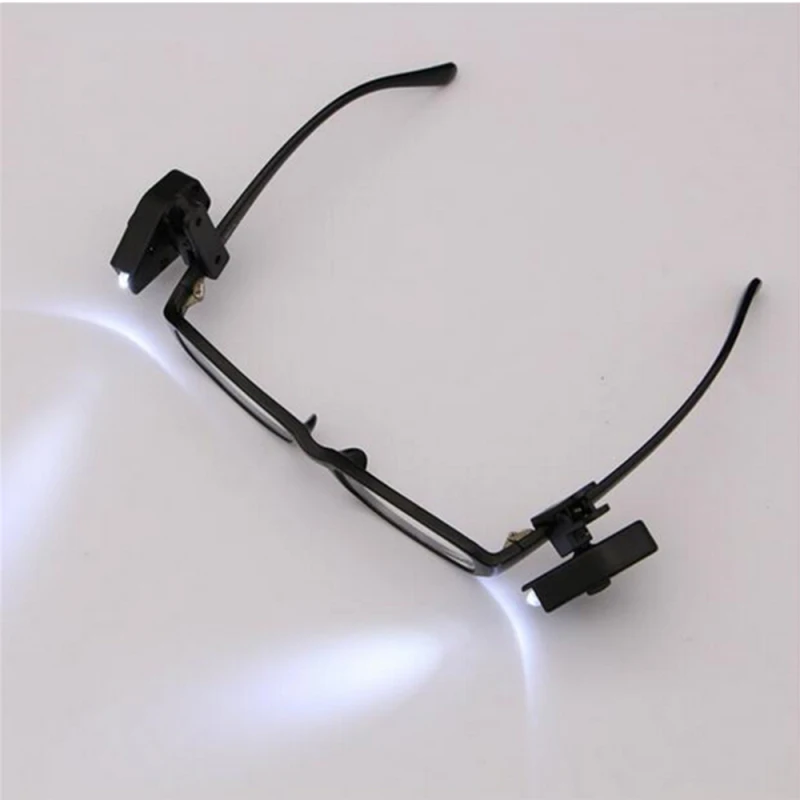 Mini baterky okuliare Flexibilné čítanie kníh Nočné svetlo a nástroje LED LED LED LED SLIPLE LIGHT na univerzálnych prenosných okuliaroch LED