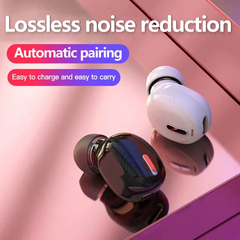 Mini bezdrôtové bluetooth kompatibilné 5.0 slúchadlá v uši s mikrofónnou náhlavnou súpravou pre Samsung Huawei Všetky slúchadlá telefónu