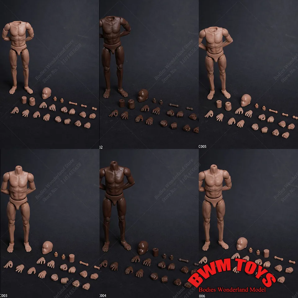 MINI COOL MC001 MC002 MC003 MC004 MC005 MC006 1/12 MELO Super MALE MOVABLE BODE Štandardné svalové kĺby Action Action Figulo