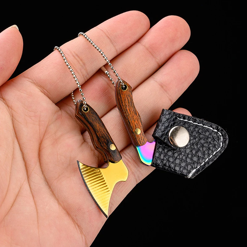 Mini EDC nôž prenosný rozbaľovací expresný balík špeciálny nôž z nerezsteel kemping vreckový nôž s nožom na rezanie papiera pre drevo