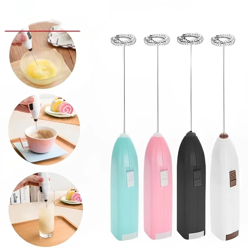 Mini elektrická mliečna kávová mixér mlieko Frother Ruckeld Egg Frage Wireless Electric Electric Kitchen kuchynský tortu Pečenie šľahačky
