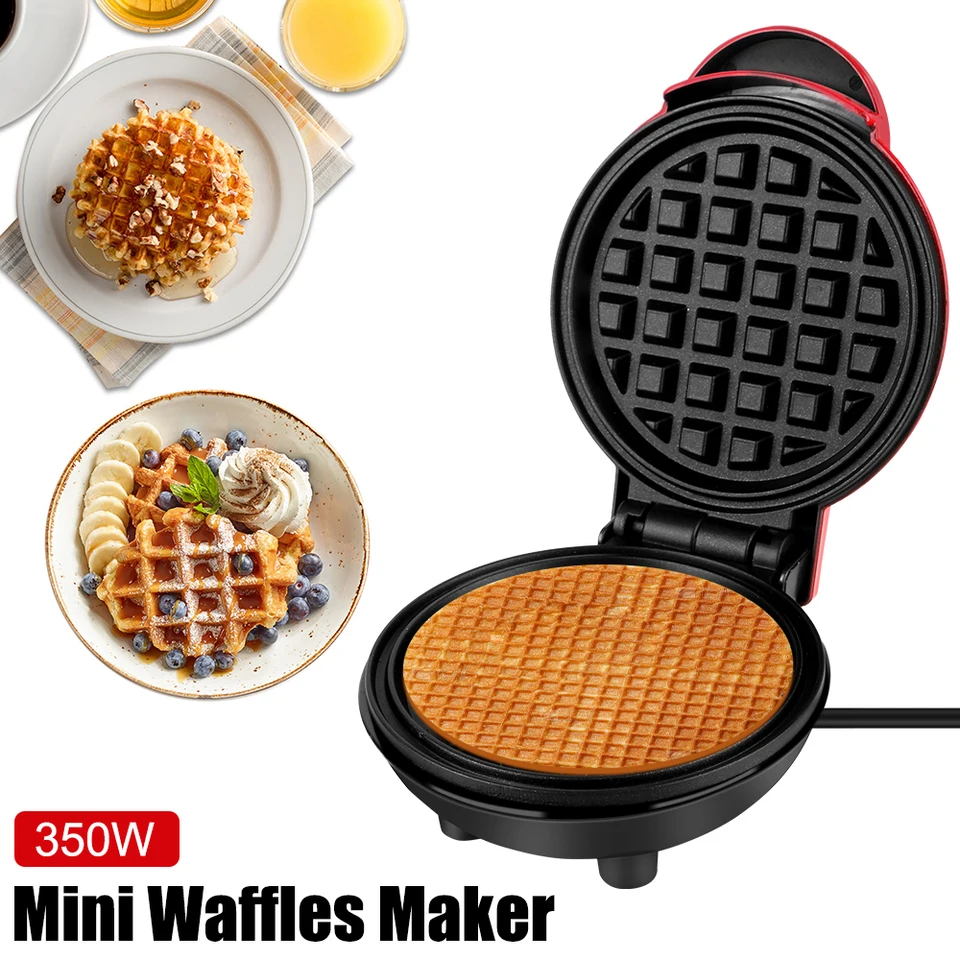 Mini elektrické obláčiky výrobca raňajky vaflové formy bublina vaječný koláč Mini vaflová kvet