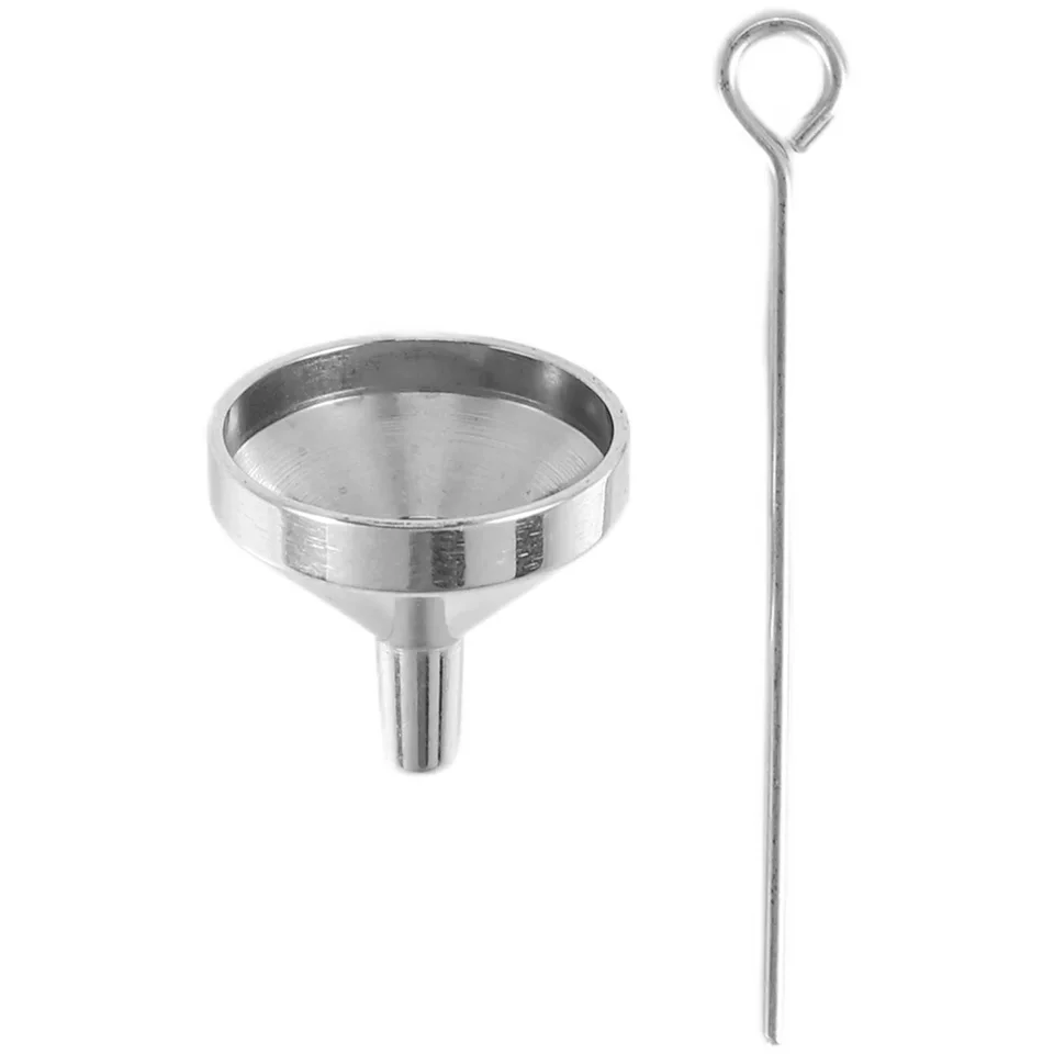 Mini Funnels Sada súpravy z nehrdzavejúcej ocele Funnel Filler Súprava pre kremačné šperky Popol.
