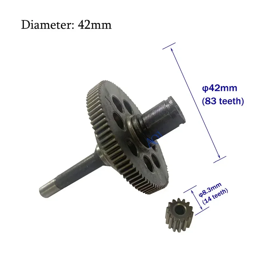 Mini Gear s zostavou hriadeľa pre elektrické náradie reťazové pílky pílky na ručné pílky Littium Pinion Pinion 550type bez kefy
