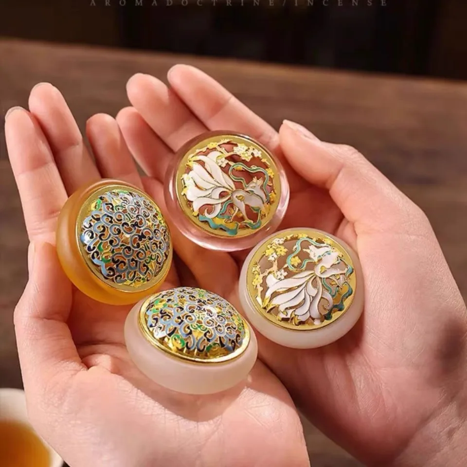 Mini Glaze Jade Kadidlá horák Agarwood Sandalwood Aromaterapeuterapia domáca kancelária dekorácia