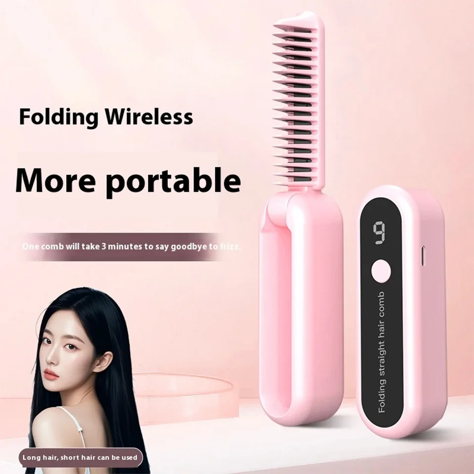 Mini Hair Rovering LCD displej 9 úrovní nastavenia teploty USB nabíjanie 1500 mAh max. 70 minút výdrže batérie