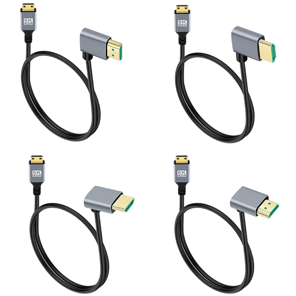 Mini HDMI kompatibilný s káblom kompatibilný s HDMI 8K HDMI kompatibilnými 2.1 kábla 0,5/1/2M video kábel pre PS3 PS4 Xbox One Xbox One