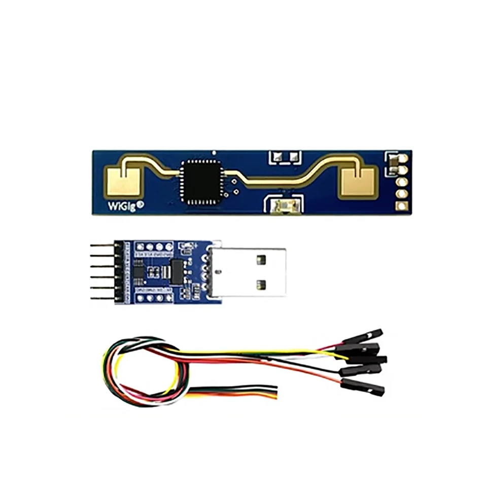 Mini HLK-LD2410B Vysoký senzitivita 24 GHz inteligentná ľudská prítomnosť Stav Stav Radar Radarový senzorový modul podporuje výstupy GPIO a UART